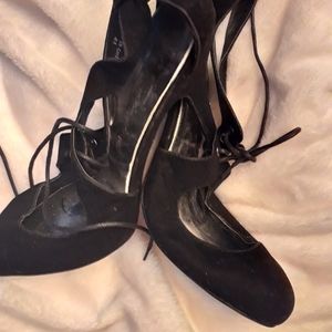 Black Lace heels